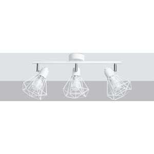 Sollux Lighting - Plafondlamp Artemis 3 - 3xE14 fitting - Excl. lichtbron - Max. 3x12W LED - Wit