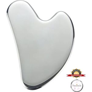 Demiracle RVS Gua Sha – Metaal – Onbreekbaar – Gezichtsmassage – Ontspanning – Massage – Jade Roller
