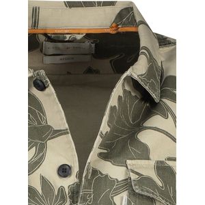 Cast Iron overshirt groen geprint - XL