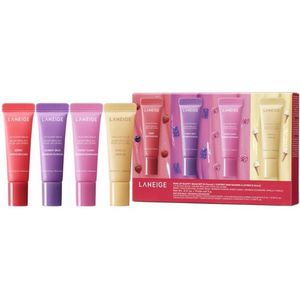 LANEIGE Mini Lip Glowy Balm Set – Hydraterende & Glanzende Lippenbalsem in 4 Smaken | Valentijntip!