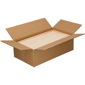 20x Vouwdoos 365 x 207 x 111 mm - B- golf (± 3,0 mm) Karton - Universele verzenddozen