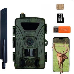 Wildcamera - Bewegingssensor camera - Nachtzicht - Dieren spotten - Boscamera - Buiten camera - Wildlife observeren - Beveiligingscamera natuur - Jachtcamera - Onopvallende camera - Buitenobservatie - Natuurfotografie - Dierensporen vastleggen - Time