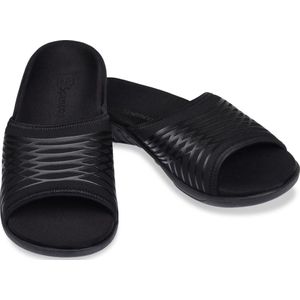 Spenco - Thrust Slippers Heren - Black - Schoenmaat: 45 (29 cm)