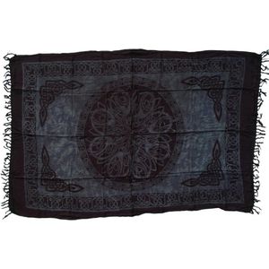 Batik Sarong Groen - Handgemaakt en Veelzijdig Gebruik