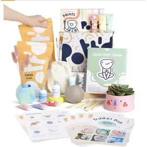 Stellar Luchtdroge klei-aardewerkset - Cadeau voor kinderen - Aardewerkset voor volwassenen - Luchtdroge klei - Klei - Knutselset - Knutselset meisjes - Knutsel set
