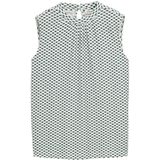 TOM TAILOR Damestop, 38005 - Groen Wit Tile Minimaal, XL