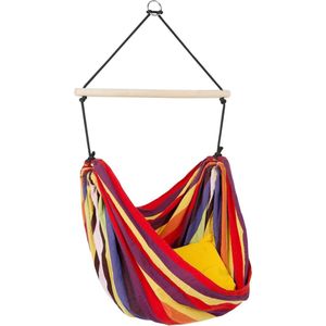 Hanging chair Kid's Relax Rainbow 155 cm x 120 cm up to 80 kg - Comfortabele en kleurrijke relaxstoel voor kinderen