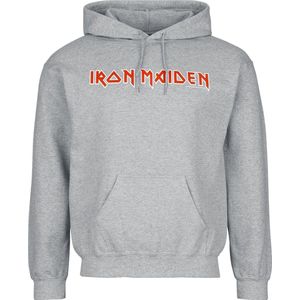 Iron Maiden - Heren Trui met Capuchon - Grijs