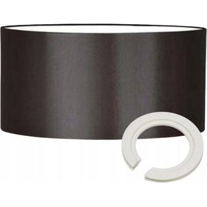 Zwarte Lampenkap E27/E14 - Modern & Klassiek, 30cm Diameter