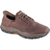Skechers - Respected Garrett - Instapschoenen - Zwart - Nubuck/Textiel