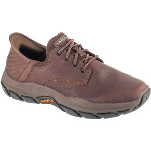 Skechers - Respected Garrett - Instapschoenen - Zwart - Nubuck/Textiel