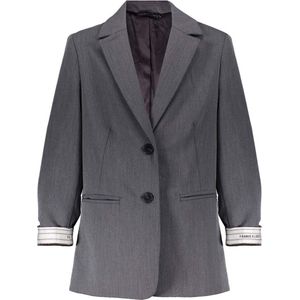 Frankie & Liberty Meisjes jasje - Pixie - 04.4 Dark Warm Grey