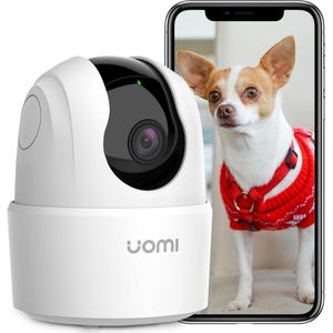 Spy Camera 360 graden draaibare indoor IP WLAN-camera met nachtzicht tweerichtingsaudio voor huisdieren en babyfoon - ondersteunt SD-kaarten tot 256 GB, compatibel met Alexa - 4MP Ranger 2C