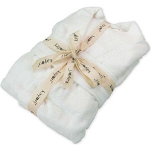 Kayori Fusai Badjas - Unisex - Biologisch Katoen - Wit - S - Lang