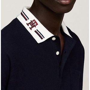 Tommy Hilfiger | Long sleeve polo | Black | maat S