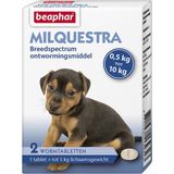 Beaphar Milquestra Kleine Hond/Puppy - Ontwormingsmiddel - 2 Tabletten