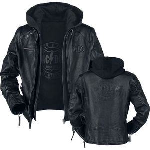 AC/DC Rock & Roll - Will Never Die Heren Lederen jas - zwart - S