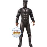 Rubies - Black Panther Kostuum - Black Panther Kostuum Man - Zwart - Maat 56-58 - Carnavalskleding - Verkleedkleding