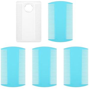 Set van 5 effectieve kammen tegen luizen en vlooien voor kinderen en volwassenen