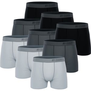 BOXERS 9 PACK My Essential Clothing Basic Boxershorts Katoen Biologische herenshorts Ondergoed MYE1BCX3
