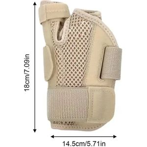 Flexibele Duim- en Polsbrace voor Tendinitis & Artritis - Verstelbaar, Ademend Ontwerp