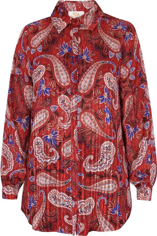 usha - Longsleeve - Paisley Print - Met Knopen