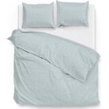 ZoHome Lino Dekbedovertrek - Eenpersoons - 140x200/220 cm - Mint Green