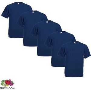Fruit of the Loom T-shirt - 100% katoen - 5 stuks - Natural - L
