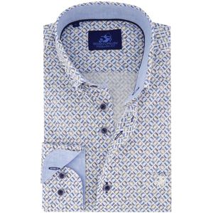 Eden Valley - Overhemd - Wit - 100% Katoen - Lange Mouw - Regular Fit