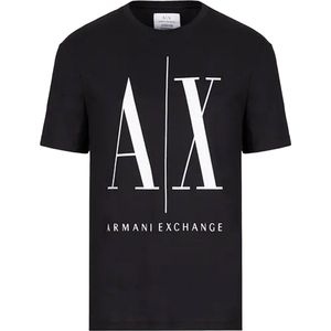 Armani Exchange 8nztpa T-shirt Met Korte Mouwen Zwart XL Man