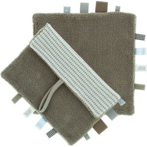 Snoozebaby Organisch Knuffeldoekje Warm Brown - 25x25 cm