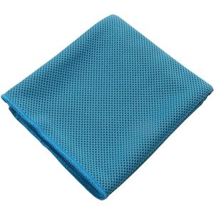 4-pack Snel drogende handdoeken met karabijnhaak - Ademend en draagbaar - Geschikt voor sportschool, hardlopen, sport en buitenactiviteiten (blauw)