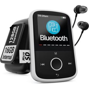 Equivera MP3 Speler Bluetooth - MP3 Speler - MP3 Speler met Bluetooth - MP3 Speler Bluetooth met FM Radio