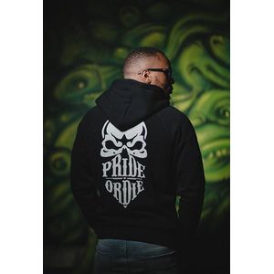 PRiDEorDiE Hoodie Reckless Zwart Wit - L