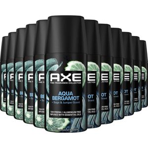 AXE - Fine Fragrance Collection - Premium Deodorant Bodyspray - Aqua Bergamot - 12 x 35 ml