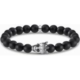 Thomas Sabo - Armband - Zwart - Zilver - Obsidiaan - Gezwart