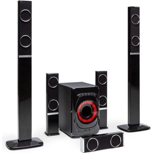 Luxe Thuisbioscoop Set – Home Cinema – Speakersets – Surround Set – Draadloos – Bluetooth – Incl. Afstandsbediening – Zwart