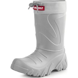 Ladeheid Kinder Regenlaarzen - Winter Thermo Rubber Laarzen Gevoerd - EVA - LA-LMG-835-Grizzly - Grijs - 22/23