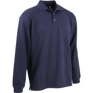 KREB - ERIK - Polosweater - Marineblauw