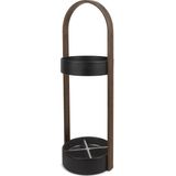 Umbra - Bellwood - Parapluhouder - Zwart/Walnoot