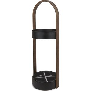 Umbra - Bellwood - Parapluhouder - Zwart/Walnoot