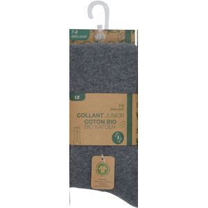 Kinderpanty bio katoen - antracite - 9/10 jaar - hoogwaardige katoen