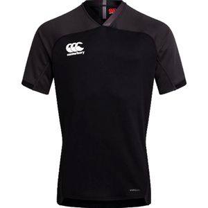 Canterbury Sportshirt - Maat S  - Mannen - zwart/donkergrijs/wit