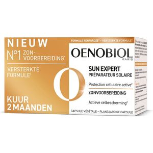 OENOBIOL Sun Expert 2x30 Bruinings Capsules - Bruiningsversneller - Bruinen zonder zon - 2x30 caps