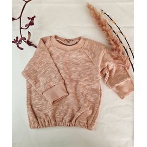 Geraldine Blush baby trui - biologisch katoen | Truitjes & Vestjes | PETITE EvelinaApparel