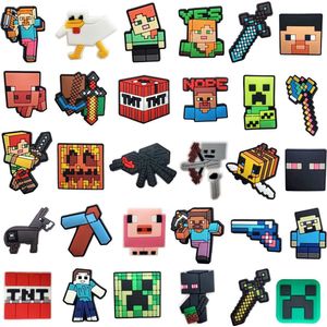 30 Schoen Charme-geschikt voor crocs charms- geschikt voor Crocs Pins- Geschikt voor Crocs Accessoires- Geschikt voor Crocs Jibbitz-DIY decoratieve schoengespen-Sandaal decoratief-Cartoon PVC Ornament-Stripfiguren-Geschenk