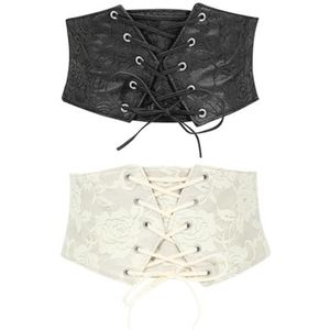 Elastische Taillekorset voor Dames - Brede Riem voor Jurken in Diverse Kleuren