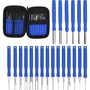 Allecto Plus - 21-delige Terminal Verwijderingstoolset voor Auto, Huishoudelijke Apparaten - Elektrische Connector Depinning Toolkit - Handige Blauwe Doos - Gemakkelijk in Gebruik - Duurzaam Materials