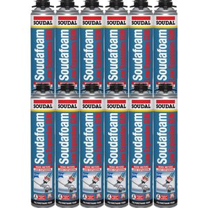 Soudal Soudafoam Low Expansion Purschuim - schroefdraad - 12 stuks
