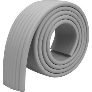 Veilige Hoekbeschermers voor Baby's - 2M Schuimrubber Veiligheid Bumper voor Meubels - Kinderveilige Strips in Grijs